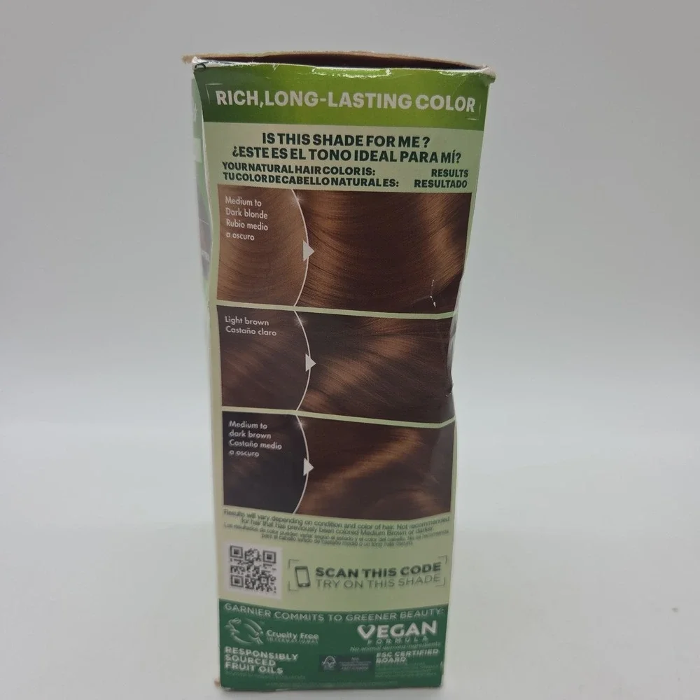 Lot Of 5 Garnier Hair Color Nutrisse Coloring Creme Hair Color #63 Light Brown
